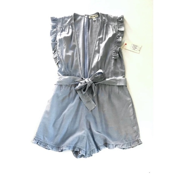 Billabong Sunny Garden Chambray Romper - Picture 3 of 10